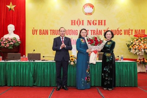 Bà Nguyễn Thị Thu Hà giữ chức Phó Chủ tịch - Tổng Thư ký Ủy ban Trung ương MTTQ Việt Nam