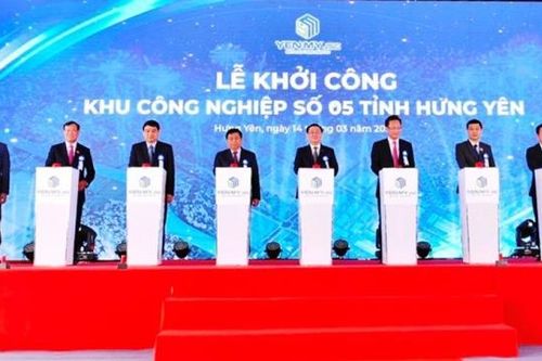 Hưng Yên: Khởi công Khu công nghiệp số 05
