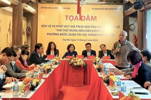 Tây Hồ (Hà Nội): Sớm đưa 'Hội thề Trung hiếu đền Đồng Cổ' vào danh mục Di sản văn hóa phi vật thể cấp quốc gia