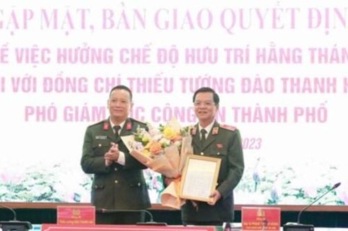 Thiếu tướng Đào Thanh Hải - Phó Giám đốc Công an TP Hà Nội nghỉ hưu