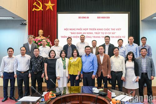Hội nghị phối hợp triển khai Cuộc thi viết 'Bảo đảm an ninh, trật tự ở cơ sở'