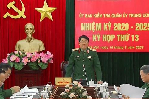 Kỳ họp thứ 13 của Ủy ban Kiểm tra Quân ủy Trung ương