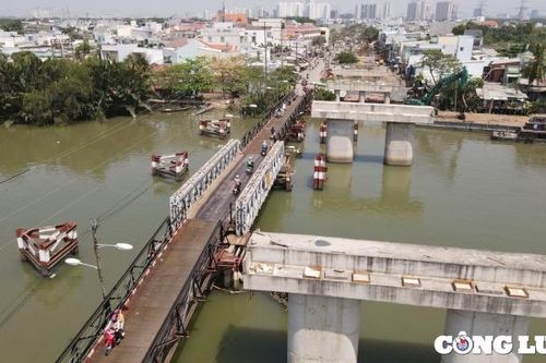 TPHCM: Hiện trạng cây cầu gần 600 tỷ đồng được đẩy nhanh tiến độ về đích sau 20 năm triển khai