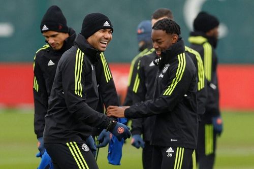 Casemiro cười tươi trước khi MU tái đấu Real Betis