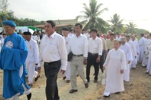 Họ đạo Cao Đài góp sức giữ bình yên vùng đất truyền thống cách mạng