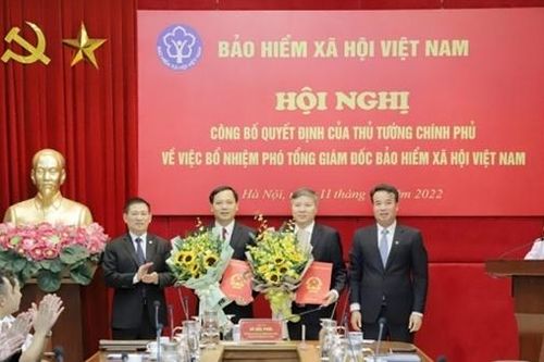BHXH Việt Nam có 2 tân Phó Tổng Giám đốc