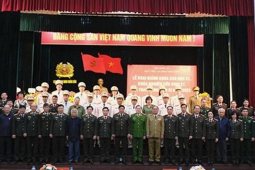 Học viện ANND khai giảng các khóa cao học, nghiên cứu sinh và trao bằng tiến sĩ năm 2023