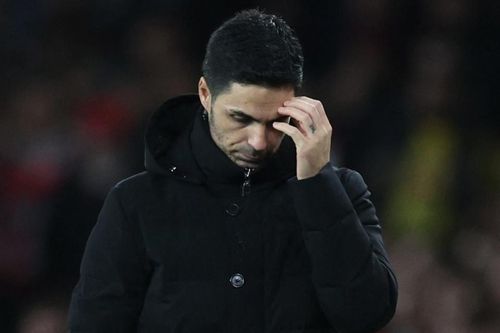 Phản ứng của HLV Arteta khi Arsenal bị loại