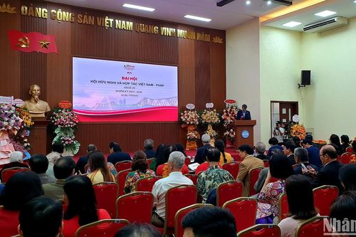 Đại hội Hội hữu nghị và hợp tác Việt Nam-Pháp khóa VII nhiệm kỳ 2023-2028