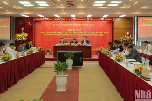 Tăng cường sự lãnh đạo của cấp ủy về xây dựng và thực hiện văn hóa doanh nghiệp