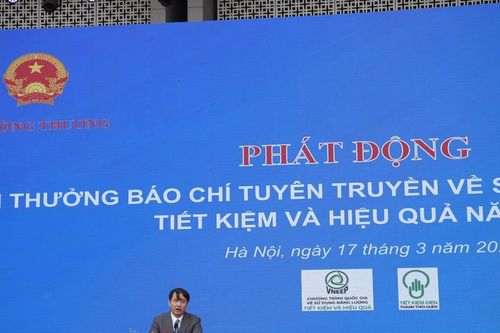 Phát động giải báo chí viết về tiết kiệm và sử dụng năng lượng hiệu quả