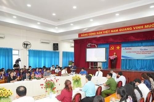 Báo Tiền Phong tổ chức tọa đàm: Lỗ hổng thông tin và giải pháp đảm bảo an ninh trong trường học