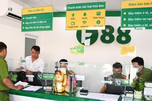 Công an kiểm tra 13 điểm giao dịch của F88 tại Tiền Giang