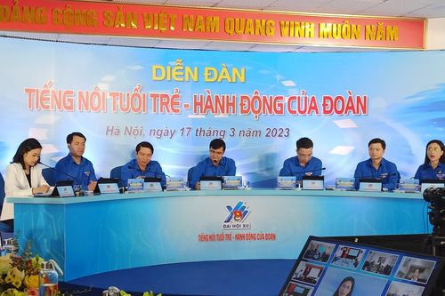 Gần 300.000 người dự diễn đàn 'Tiếng nói tuổi trẻ-Hành động của Đoàn'