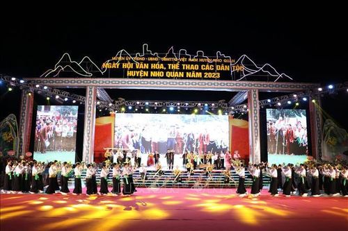 Khai mạc ngày hội văn hóa – thể thao các dân tộc huyện Nho Quan
