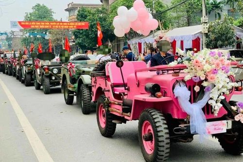 Công an vào cuộc xác minh đoàn xe Jeep rước dâu ở Thái Nguyên