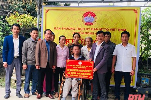 MTTQ huyện Nông Cống tham gia xây dựng Đảng, chính quyền