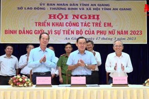 An Giang triển khai công tác trẻ em, bình đẳng giới và vì sự tiến bộ của phụ nữ năm 2023