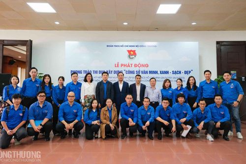 Đoàn Thanh niên Bộ Công Thương phát động phong trào thi đua xây dựng 'Công sở văn minh, xanh - sạch - đẹp'