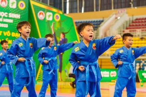 Gần 2.000 học sinh dự giải vovinam cúp Nestlé Milo