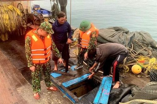 Quảng Ninh: Bắt giữ 4 tàu cá vi phạm trong lĩnh vực khai thác hải sản