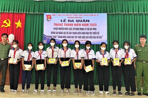 Tuổi trẻ Công an Sóc Trăng ra quân Tháng Thanh niên năm 2023