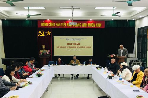 Nâng cao văn hóa ứng xử của nghệ sĩ