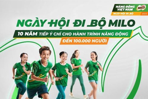 7.500 người tham gia Ngày hội đi bộ Nestlé MILO tại Nghệ An