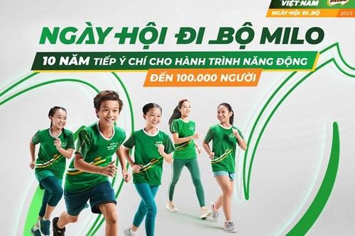 Hơn 7.500 người tham gia ngày hội đi bộ Nestlé MILO tại Nghệ An