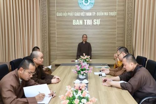 Đắk Lắk: Ban Trị sự Phật giáo TP.Buôn Ma Thuột triển khai công tác tổ chức Đại lễ Phật đản