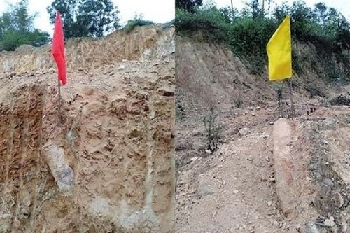 Đào đất làm nhà, phát hiện 3 quả bom 'khủng'