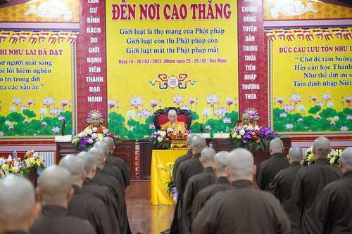 Ngày cuối Đại giới đàn Hà Nội năm 2023