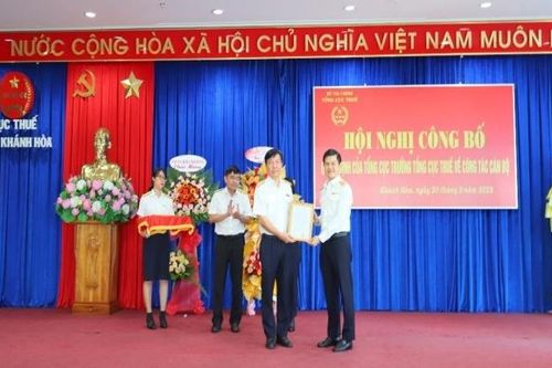 Tổng cục Thuế bổ nhiệm 3 phó cục trưởng Cục Thuế Khánh Hòa
