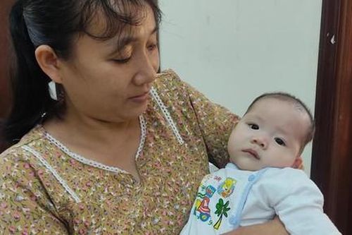 Bé 3 tháng tuổi bị dị tật tim bẩm sinh mong được cứu giúp!