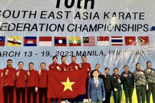 Đội tuyển Karate Việt Nam vô địch Đông Nam Á