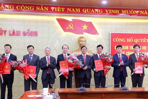 Lâm Đồng điều động, bổ nhiệm nhiều cán bộ lãnh đạo, quản lý