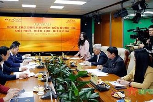 Tọa đàm 'Công tác dân nguyện của Quốc hội: Đổi mới, hiệu lực, hiệu quả'