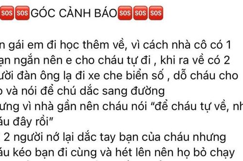 Cảnh giác trước tình trạng 'người lạ' dụ dỗ học sinh tiểu học
