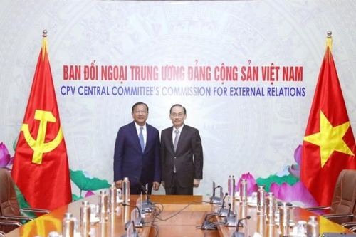 Tăng cường hợp tác giữa hai Đảng, hai Ban Đối ngoại Trung ương Việt Nam-Campuchia