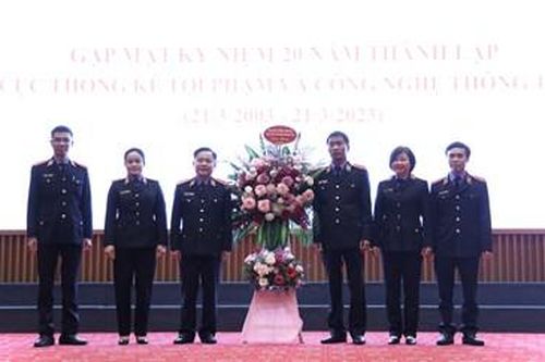 Cục Thống kê tội phạm và Công nghệ thông tin gặp mặt kỷ niệm 20 năm thành lập