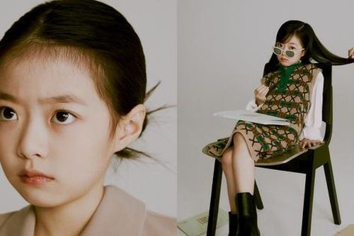 Sao nhí The Glory 'bắn ảnh' xuất sắc trên bìa tạp chí dù mới 9 tuổi
