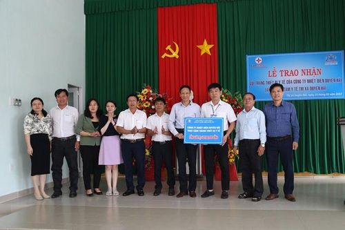 EVNGENCO1 chung tay 'Vì sức khỏe cộng đồng' tại thị xã Duyên Hải