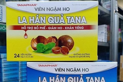 Thực phẩm viên ngậm ho La Hán Quả Tana vi phạm quảng cáo