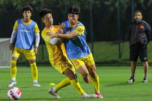 Buổi tập thứ 2 tại Doha của U23 Việt Nam