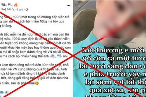 Vụ tiếp viên hàng không xách hàng cấm: Thêm một nạn nhân bị giả mạo hình ảnh