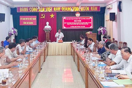 UBMTTQVN tỉnh An Giang góp ý dự thảo kế hoạch giám sát, phản biện xã hội năm 2023