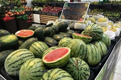 Hà Nội chuyển nắng nóng, hoa quả, trái cây tươi hút khách