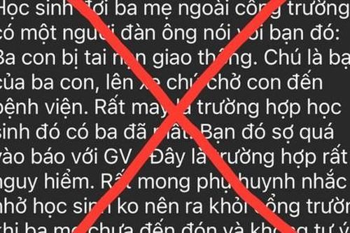 Phụ huynh cần cảnh giác trước những thông tin thất thiệt lan truyền trên MXH