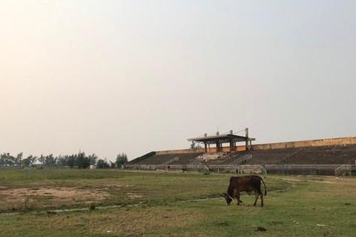 Dự án trung tâm văn hóa hơn 21 tỷ đồng ở Huế thành nơi chăn thả trâu bò