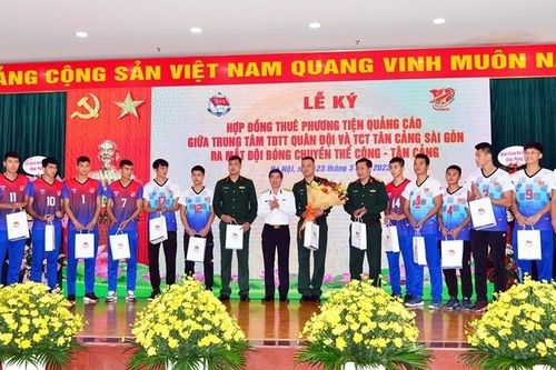 Bóng chuyền nam Thể Công được gắn tên mới ngay trước cúp Hùng Vương 2023
